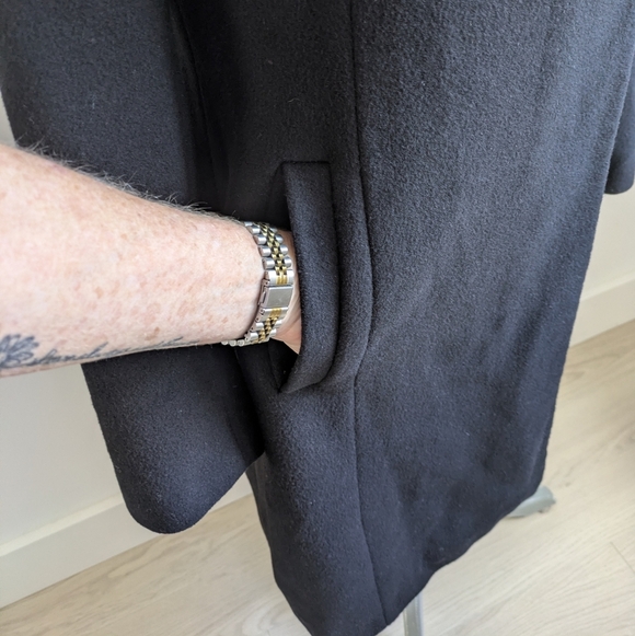 Calvin Klein Wool Cocoon Coat - Picture 9 of 16